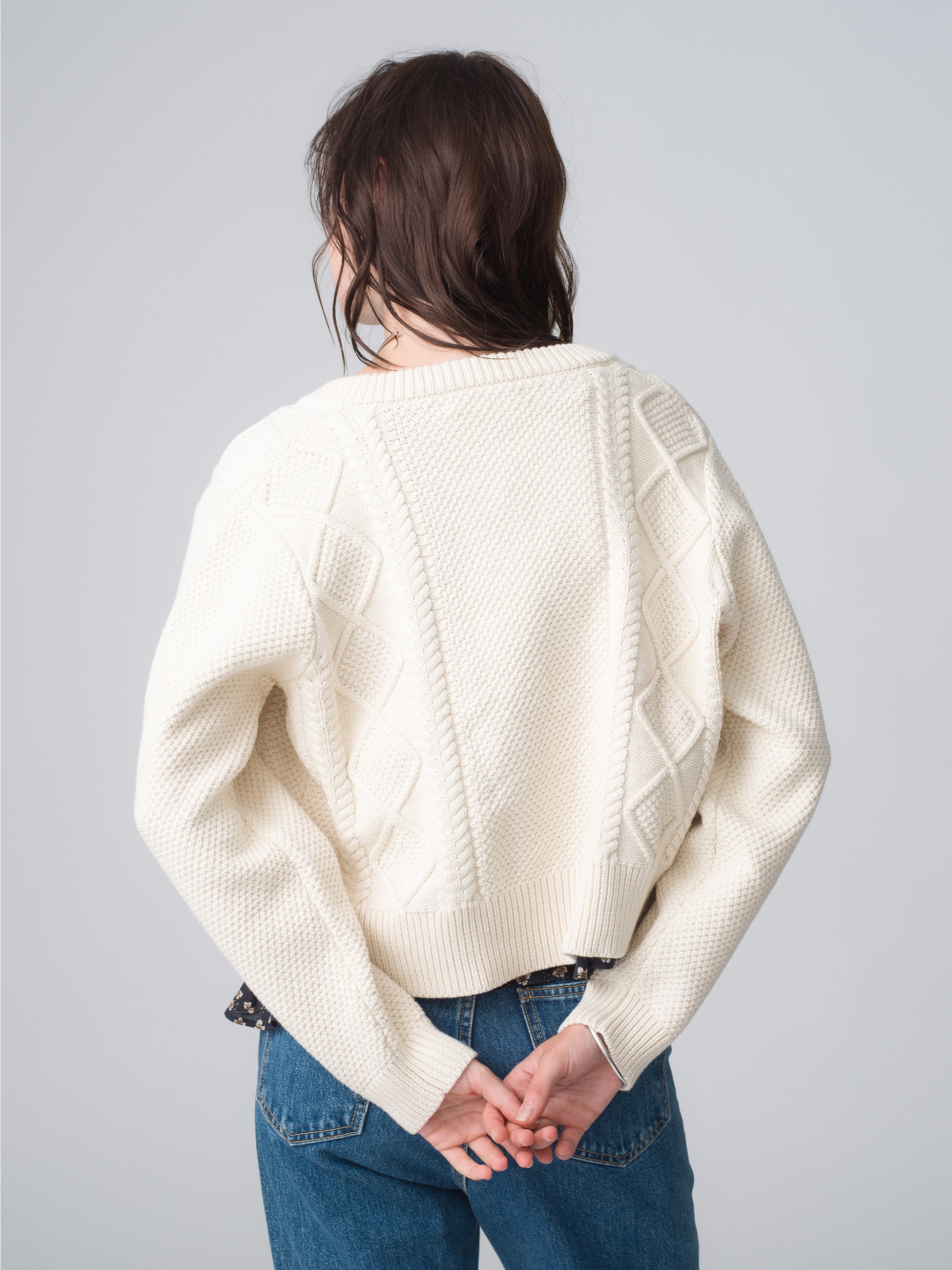Andren Cable Cardigan｜DEMY BY DEMYLEE(デミー バイ デミリー)｜Ron
