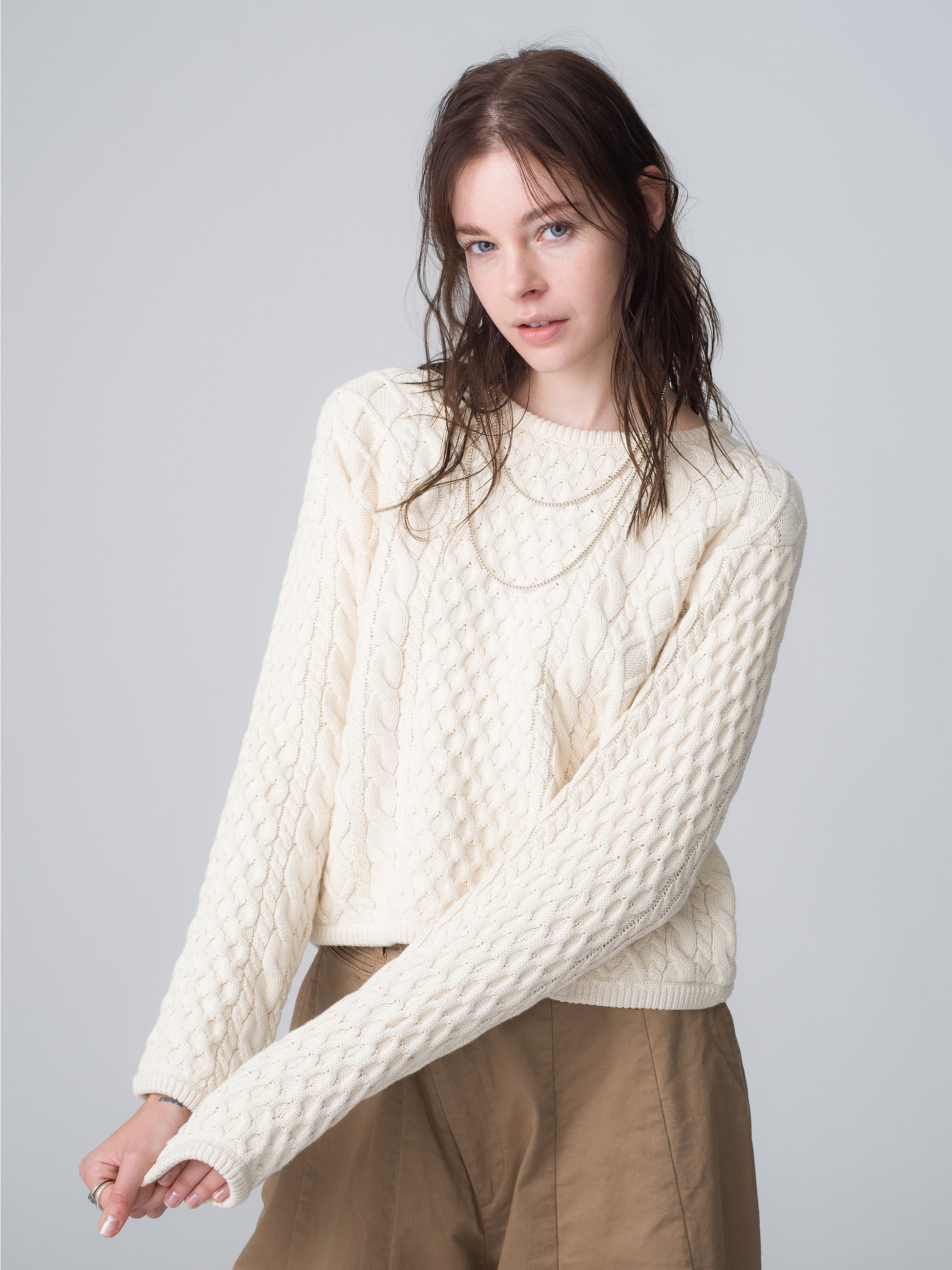 Brogan Cable Pullover｜DEMY BY DEMYLEE(デミー バイ デミリー)｜Ron