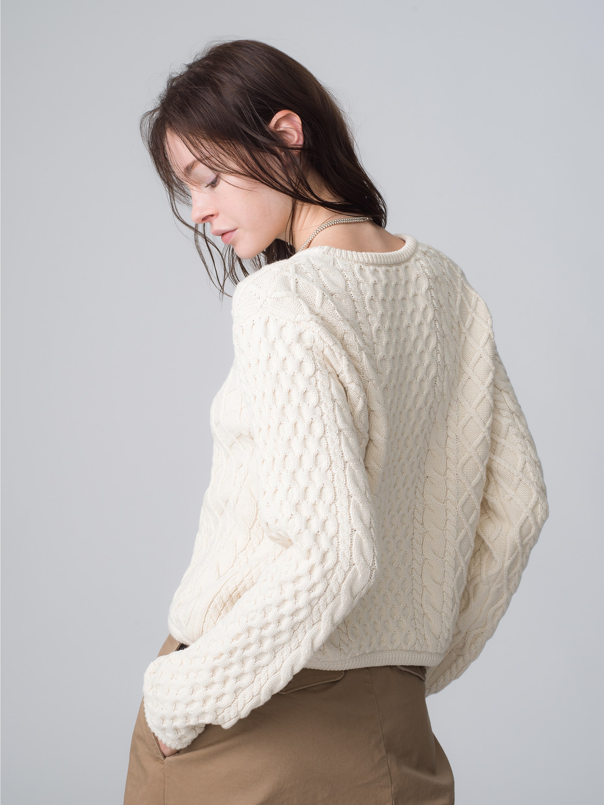 Brogan Cable Pullover｜DEMY BY DEMYLEE(デミー バイ デミリー)｜Ron