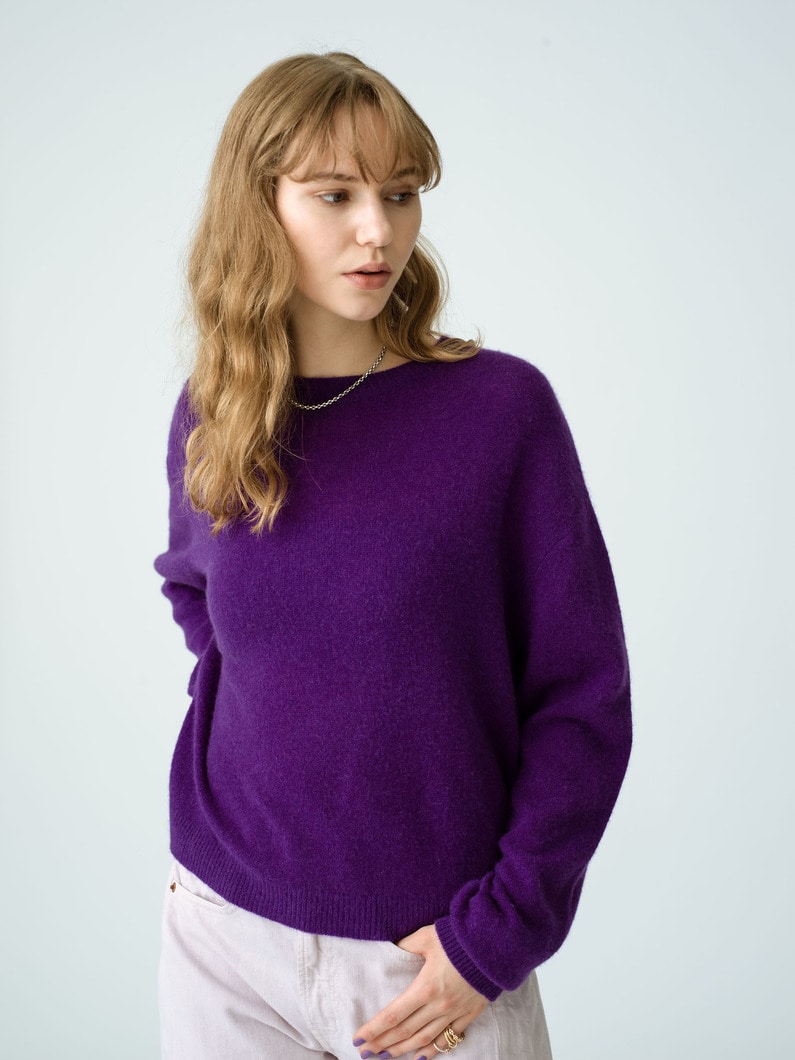 Cashmere Crew Neck Knit Pullover｜8100(エイティワンハンドレッド)｜Ron Herman