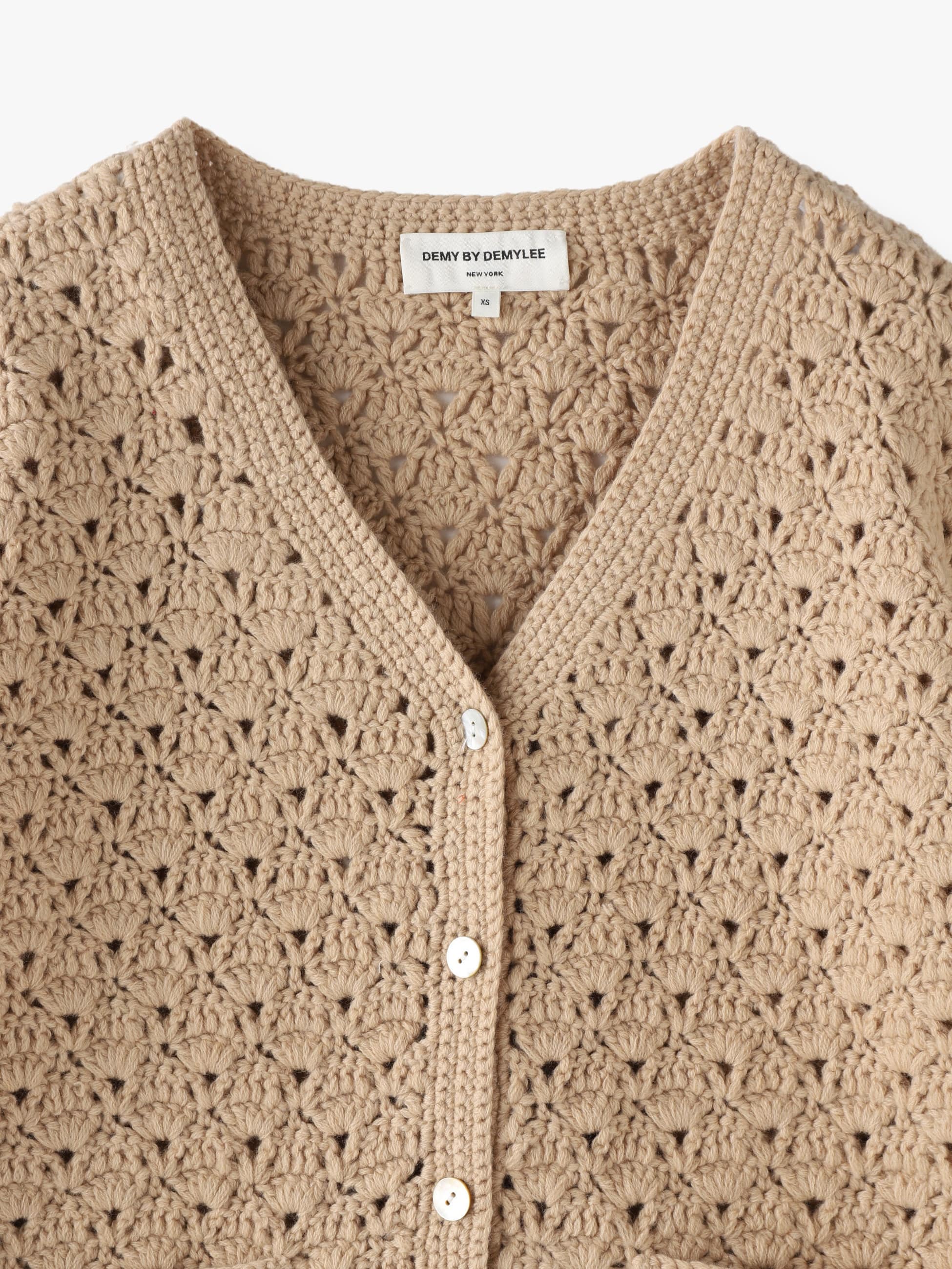 Egas Crochet Knit Cardigan｜DEMY BY DEMYLEE(デミー バイ デミリー ...