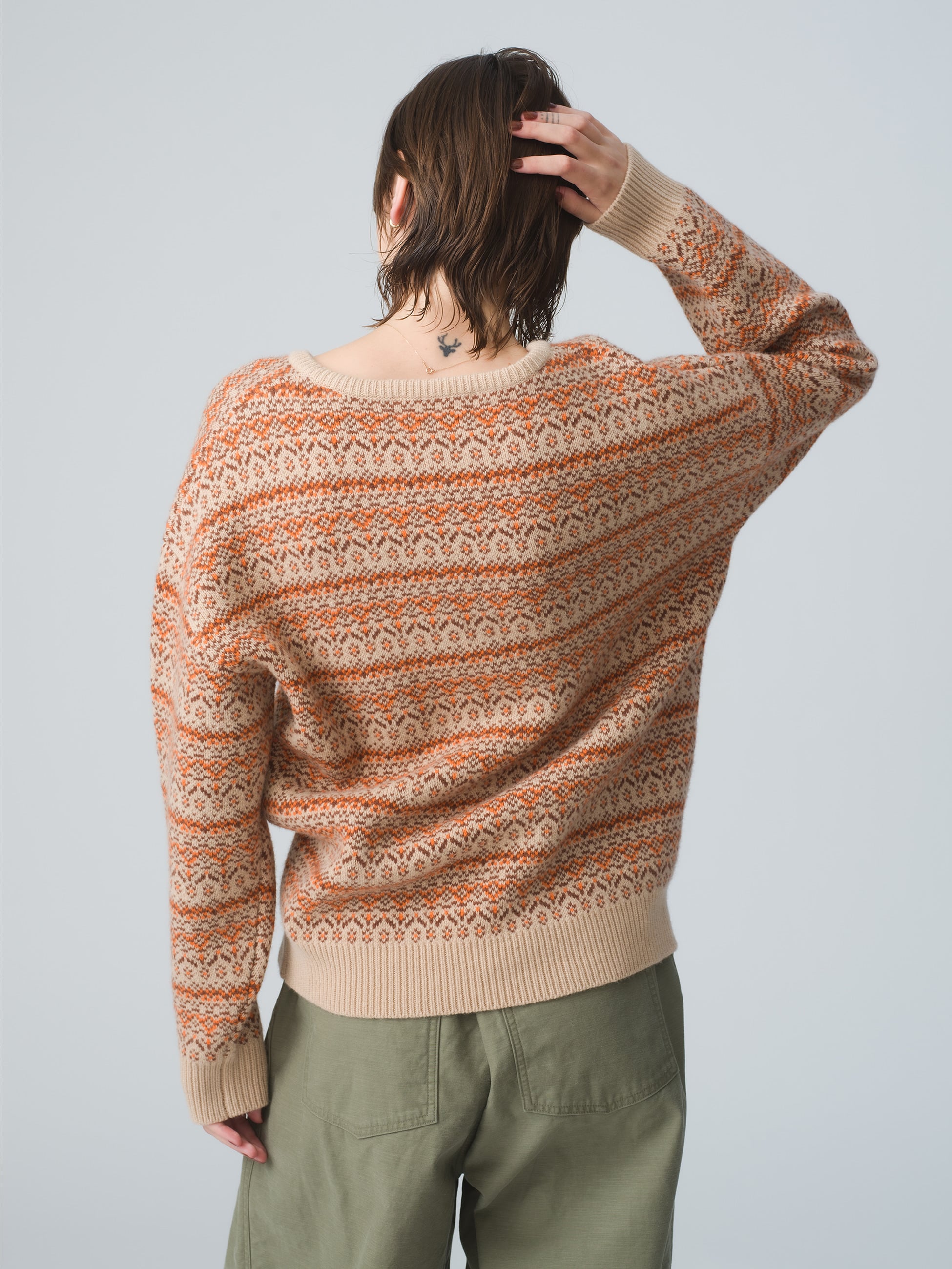 Midori Fair Isle Pattern Knit Pullover｜DEMY BY DEMYLEE(デミー