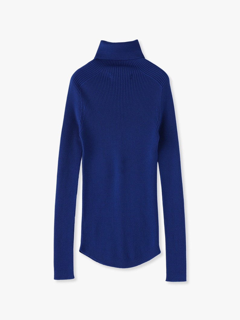 Wholegarment Turtle Neck Top【ニット】 詳細画像 royal blue 2