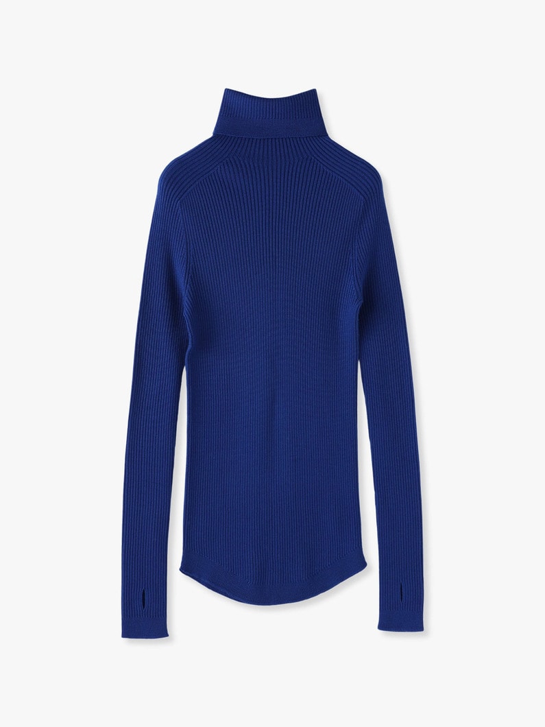 Wholegarment Turtle Neck Top【ニット】 詳細画像 royal blue 1