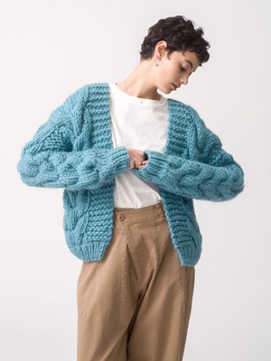 Cable Bomber Knit Cardigan｜MR MITTENS(ミスター ミトンズ)｜Ron Herman