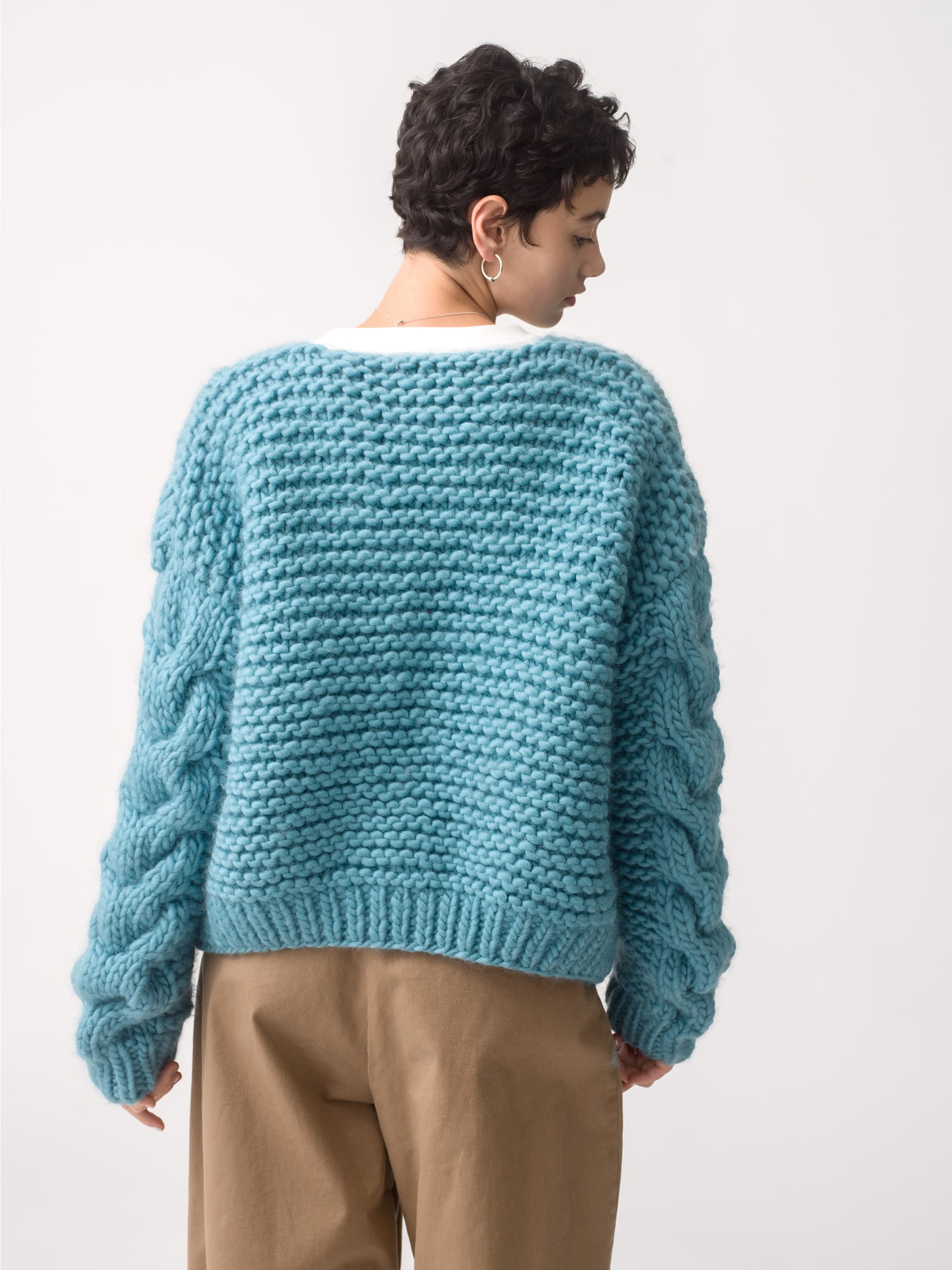 Cable Bomber Knit Cardigan｜MR MITTENS(ミスター ミトンズ)｜Ron Herman