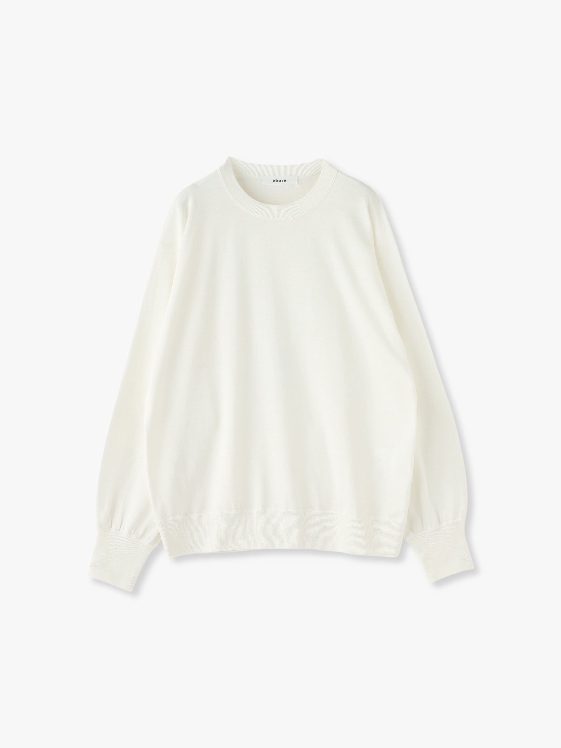 Light Silk Cotton Knit Pullover｜ebure(エブール)｜Ron Herman