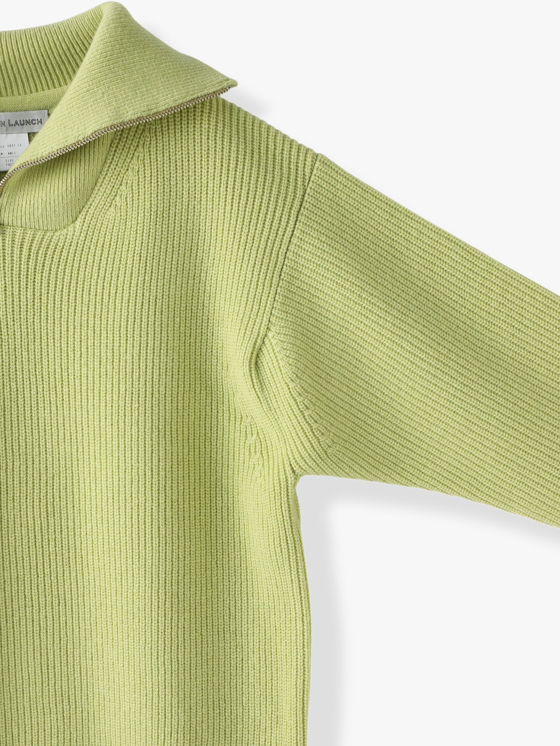 Half Zip Knit Pullover (red / light green)｜UNION LAUNCH(ユニオン