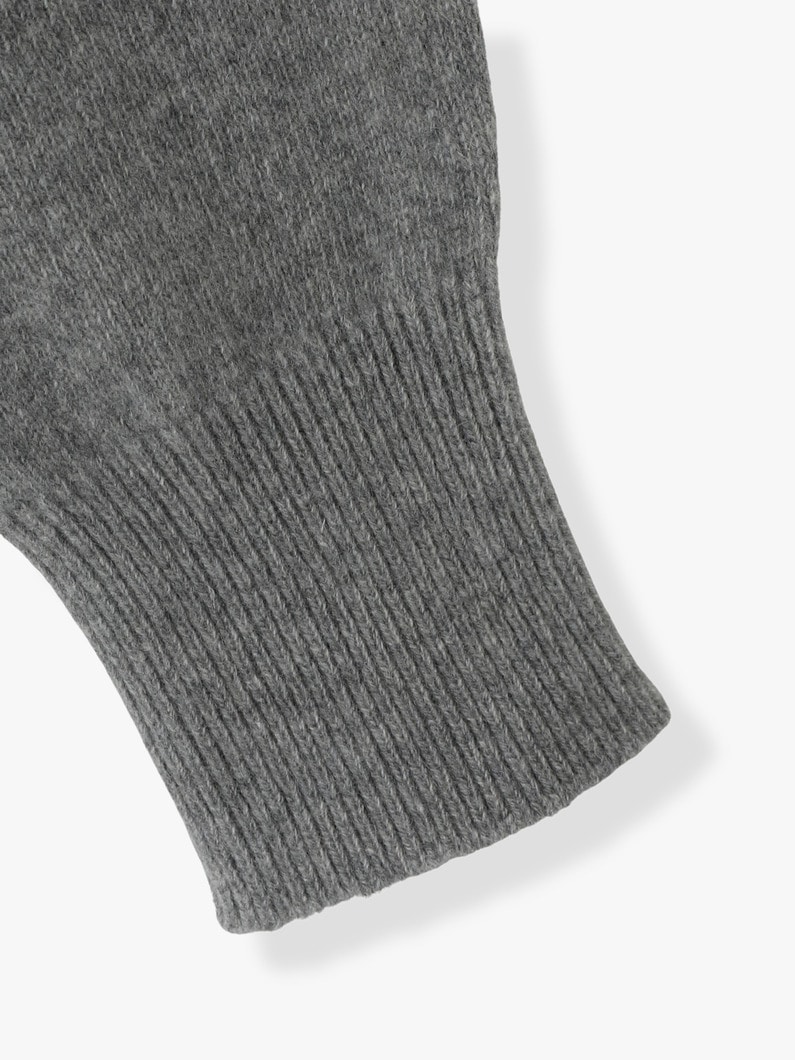 Eco Cashmere High Gauge Knit Pullover 詳細画像 top gray 6