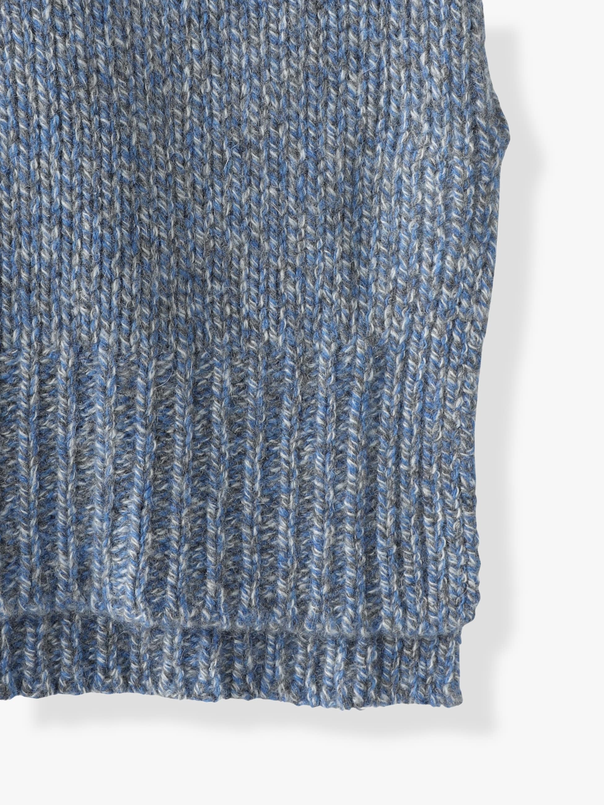 Eco Cashmere Low Gauge Turtle Neck Knit Pullover｜ebure(エブール
