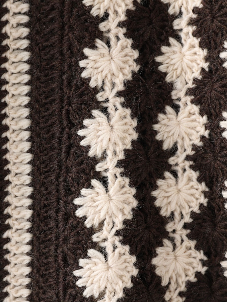 Hand Crochet Pullover 詳細画像 ivory 7