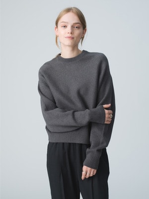 Cotton Cashmere Pullover 詳細画像 charcoal gray