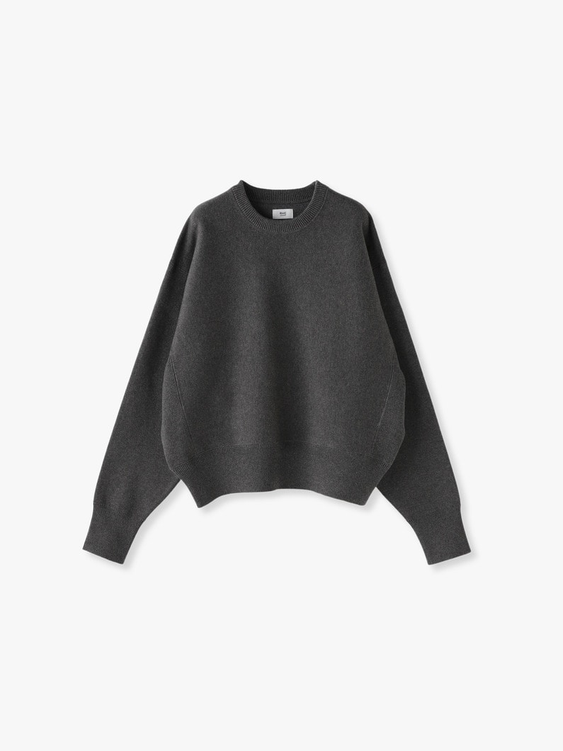 Cotton Cashmere Pullover 詳細画像 charcoal gray 4
