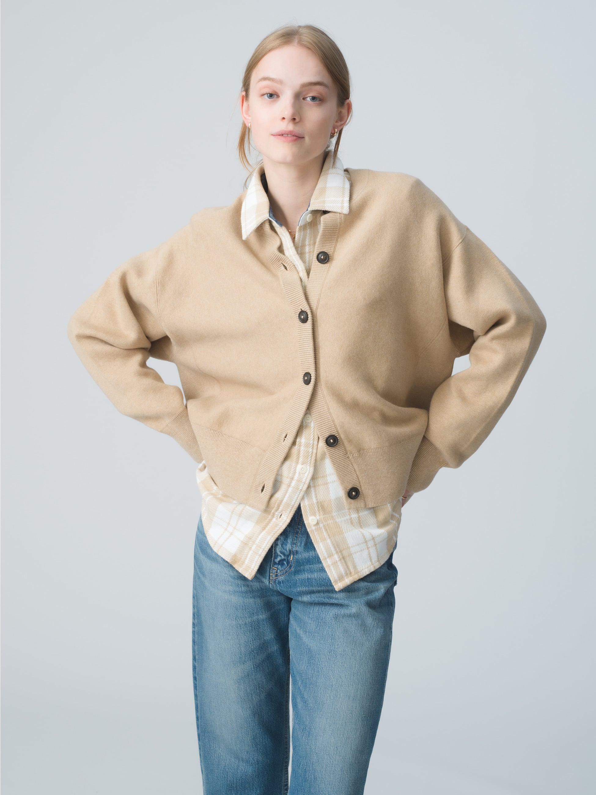 Cotton Cashmere Cardigan｜RHC(アールエイチシー)｜Ron Herman