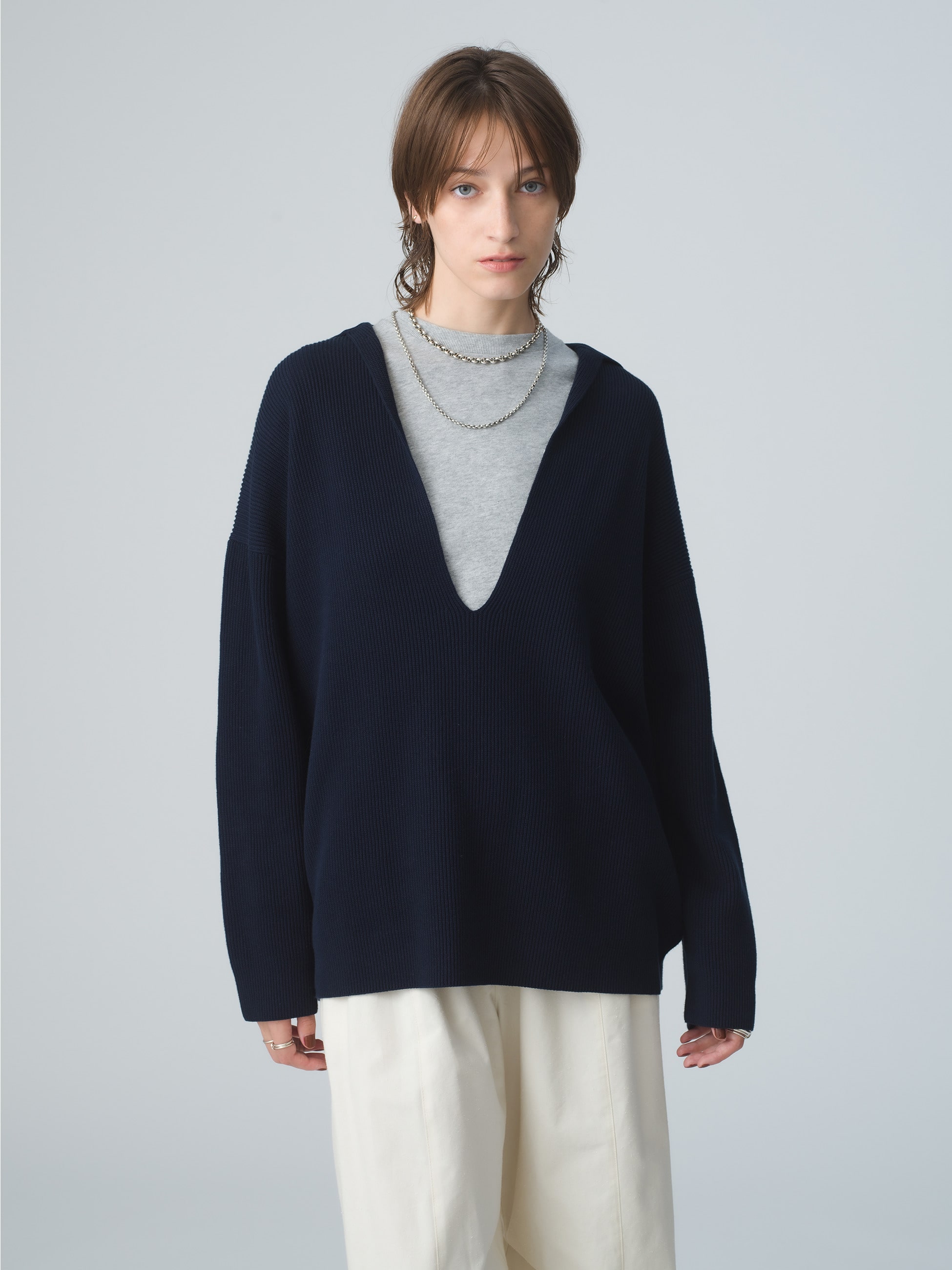 Ryouaze Varruse Knit Polo Pullover｜RHC(アールエイチシー)｜Ron Herman