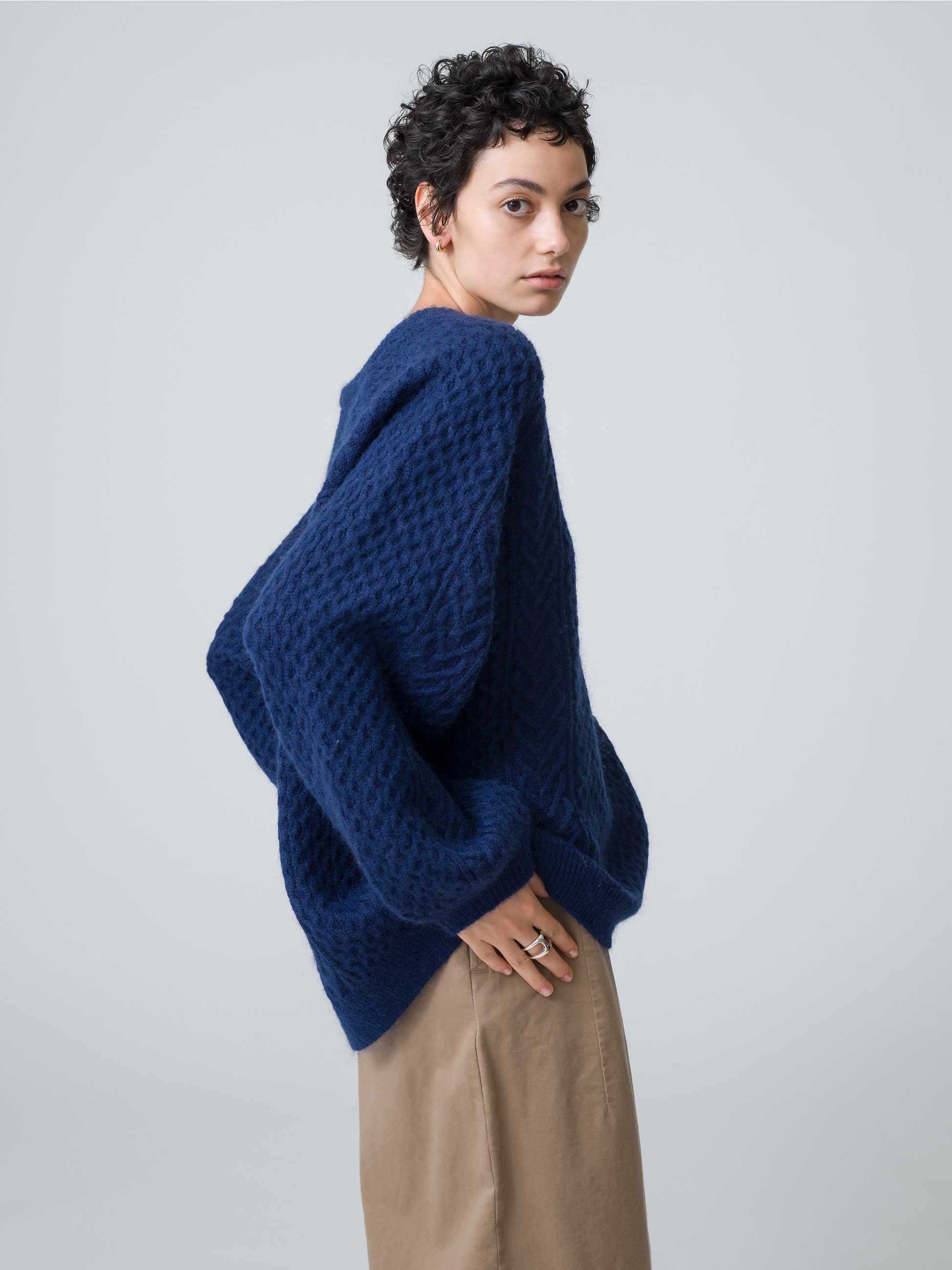 Cable Mohair Knit Pullover｜RHC(アールエイチシー)｜Ron Herman