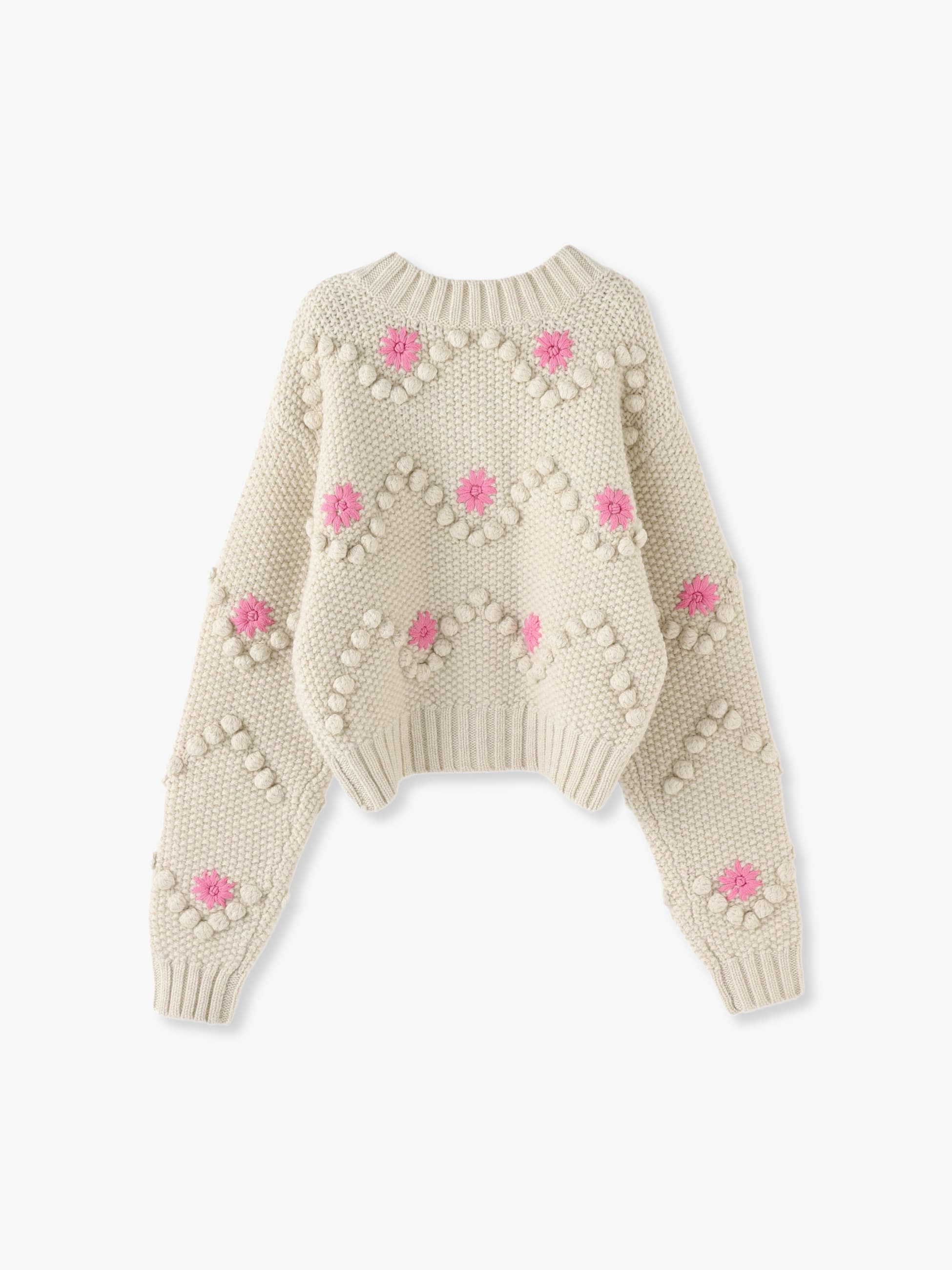 Popcorn Flower Knit Cardigan｜RHC(アールエイチシー)｜Ron Herman