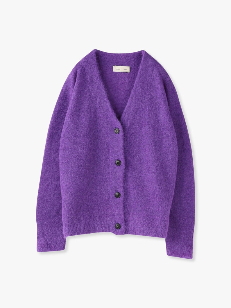 エブール ebure ロンハーマン別注 23AW Airy Thule Alpaca Cardigan