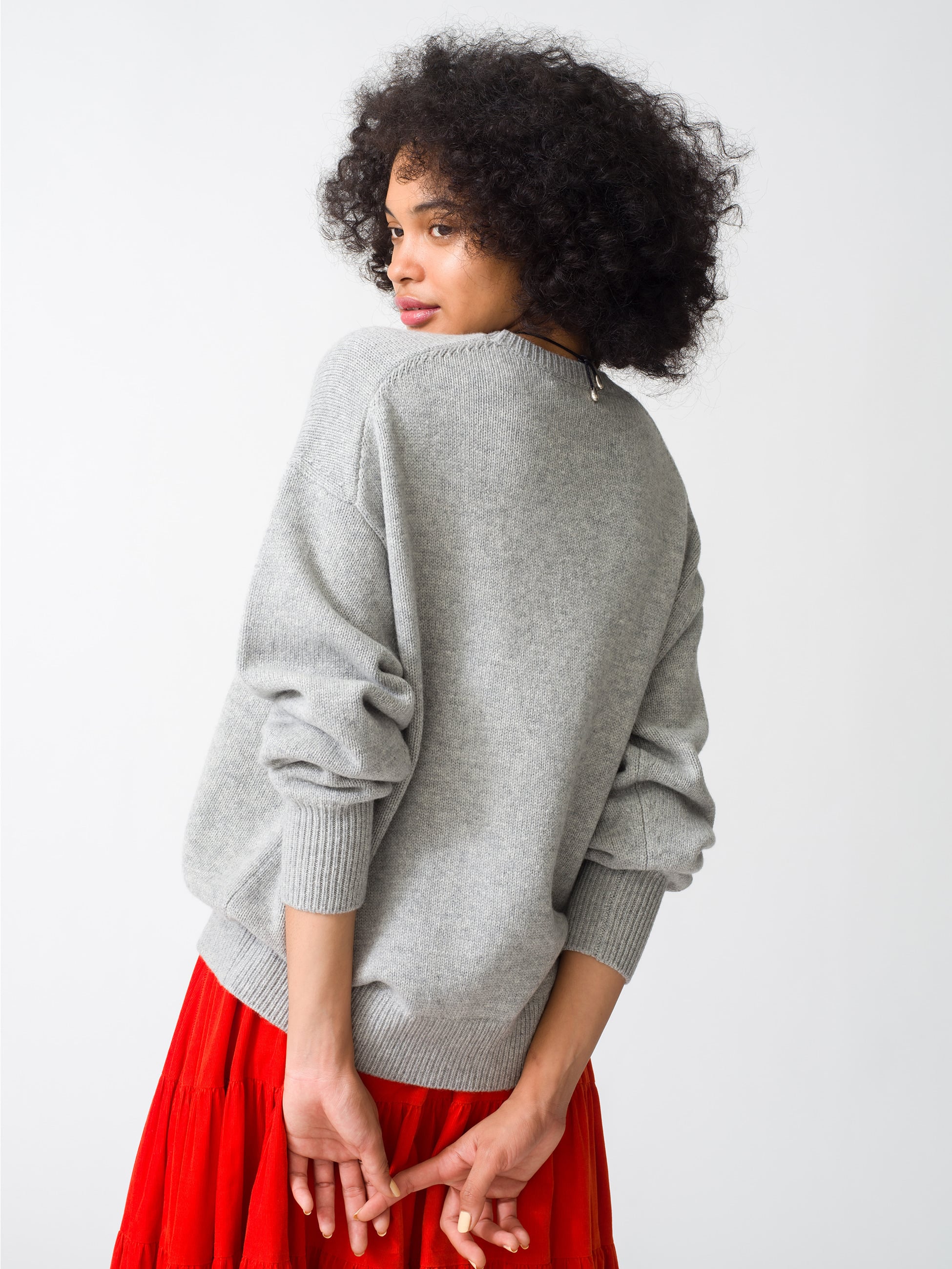 Wool Cashmere Blend Knit Pullover｜ebure(エブール)｜Ron Herman