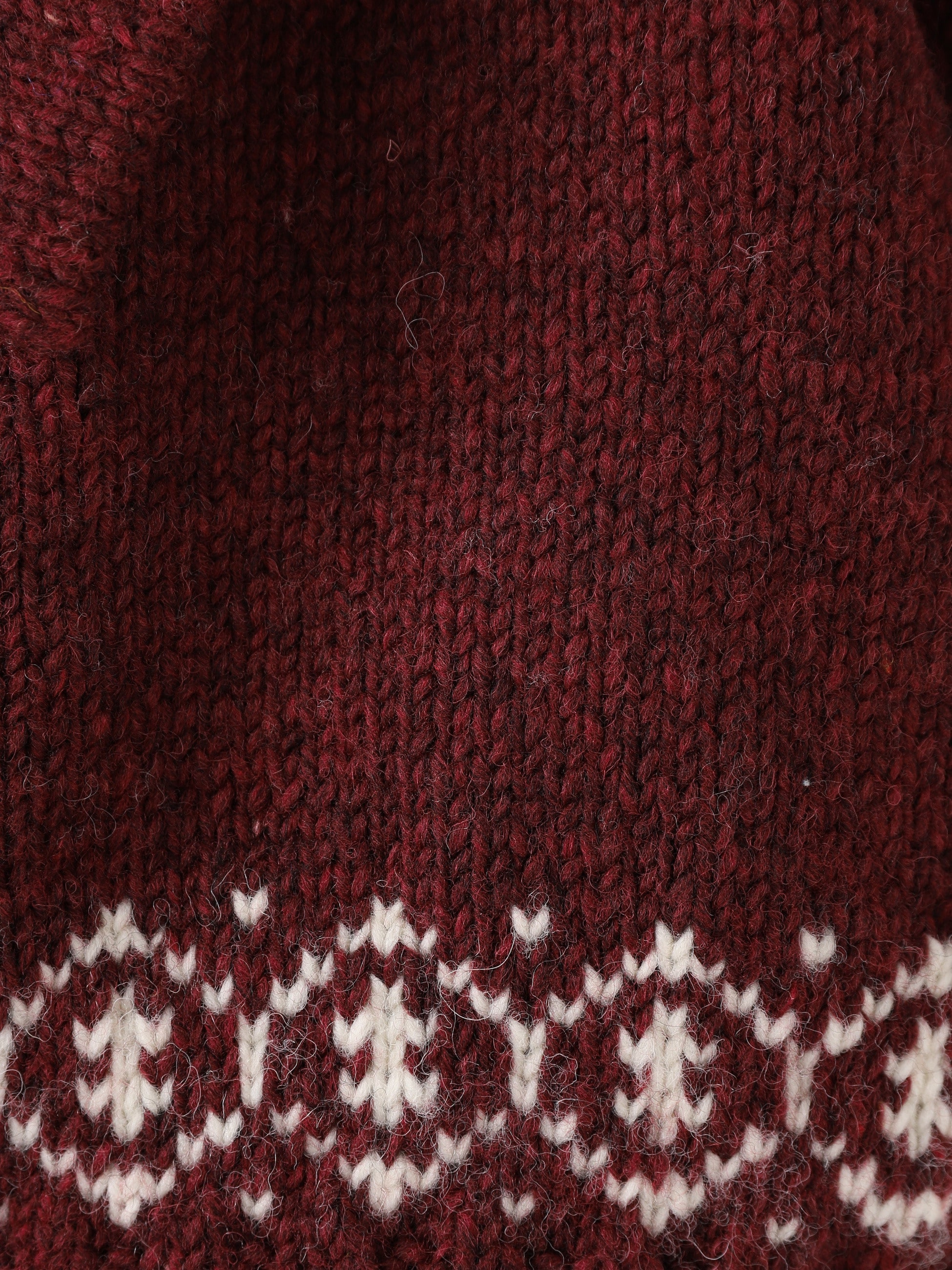 Unstable Nordic Pullover (burgundy)｜pillings(ピリングス)｜Ron Herman