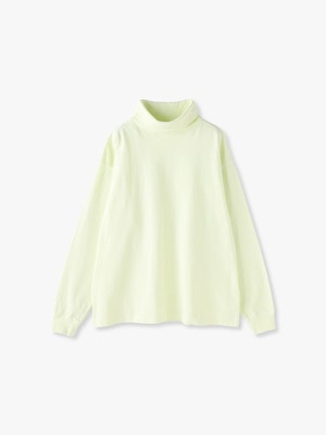Jersey Turtle Neck Top 詳細画像 lime