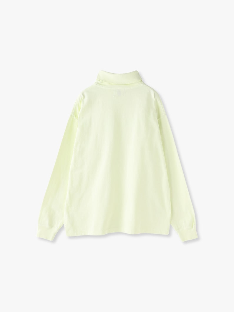 Jersey Turtle Neck Top 詳細画像 lime 2