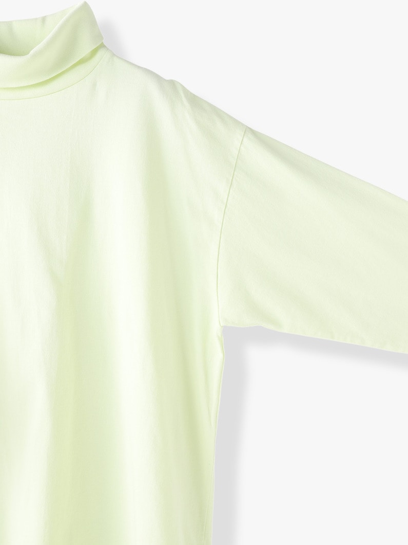 Jersey Turtle Neck Top 詳細画像 lime 3