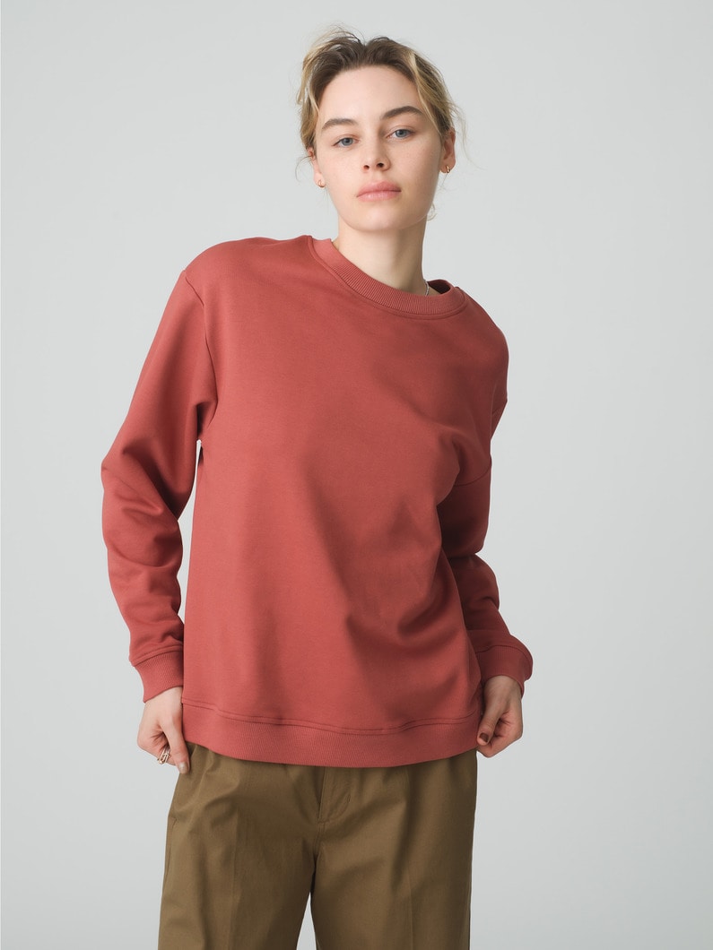 Essential Sweat Shirt (red/beige/brown) 詳細画像 red 1