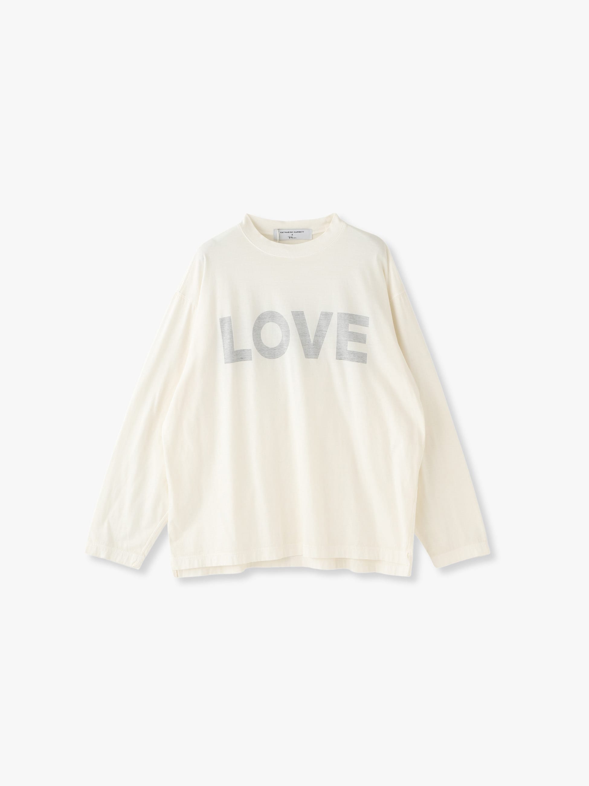 Love Slogan Long Sleeve Tee (women)｜KATHARINE HAMNETT(キャサリン