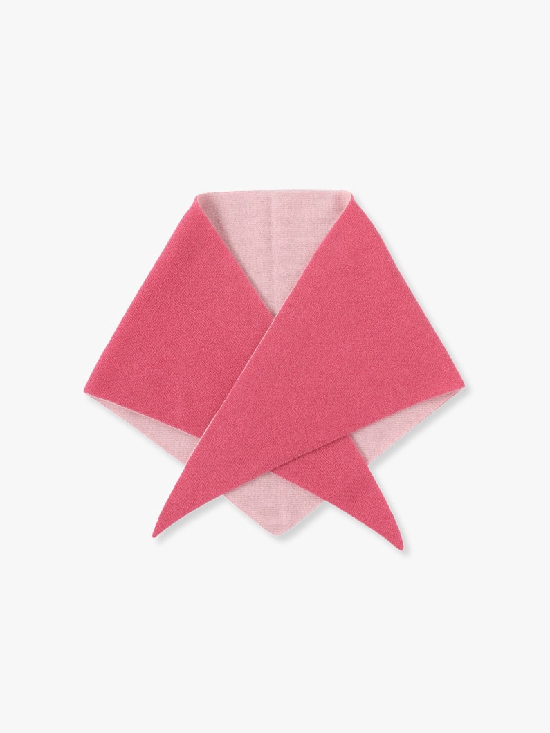 Cashmere Triangle Scarf 詳細画像 pink 1