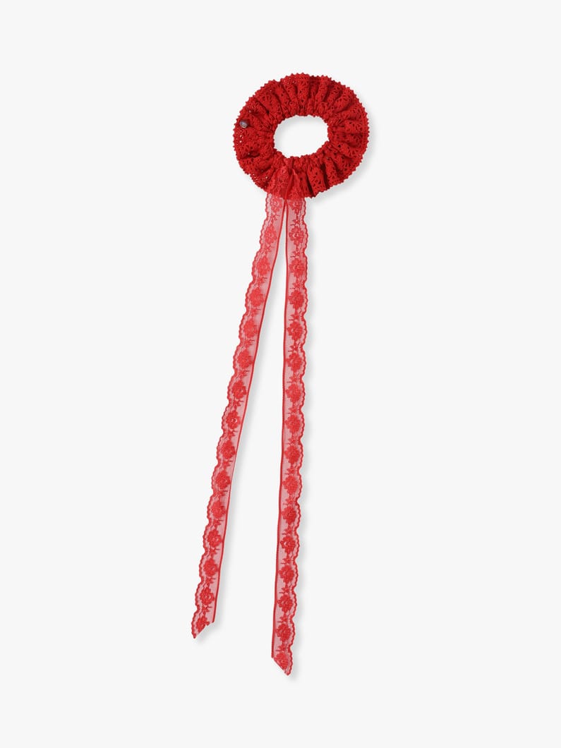 Lace Scrunchie (red) 詳細画像 red 1