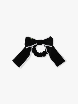 Velvet Bow Scrunchie (black)｜MERRMA(メルマ)｜Ron Herman