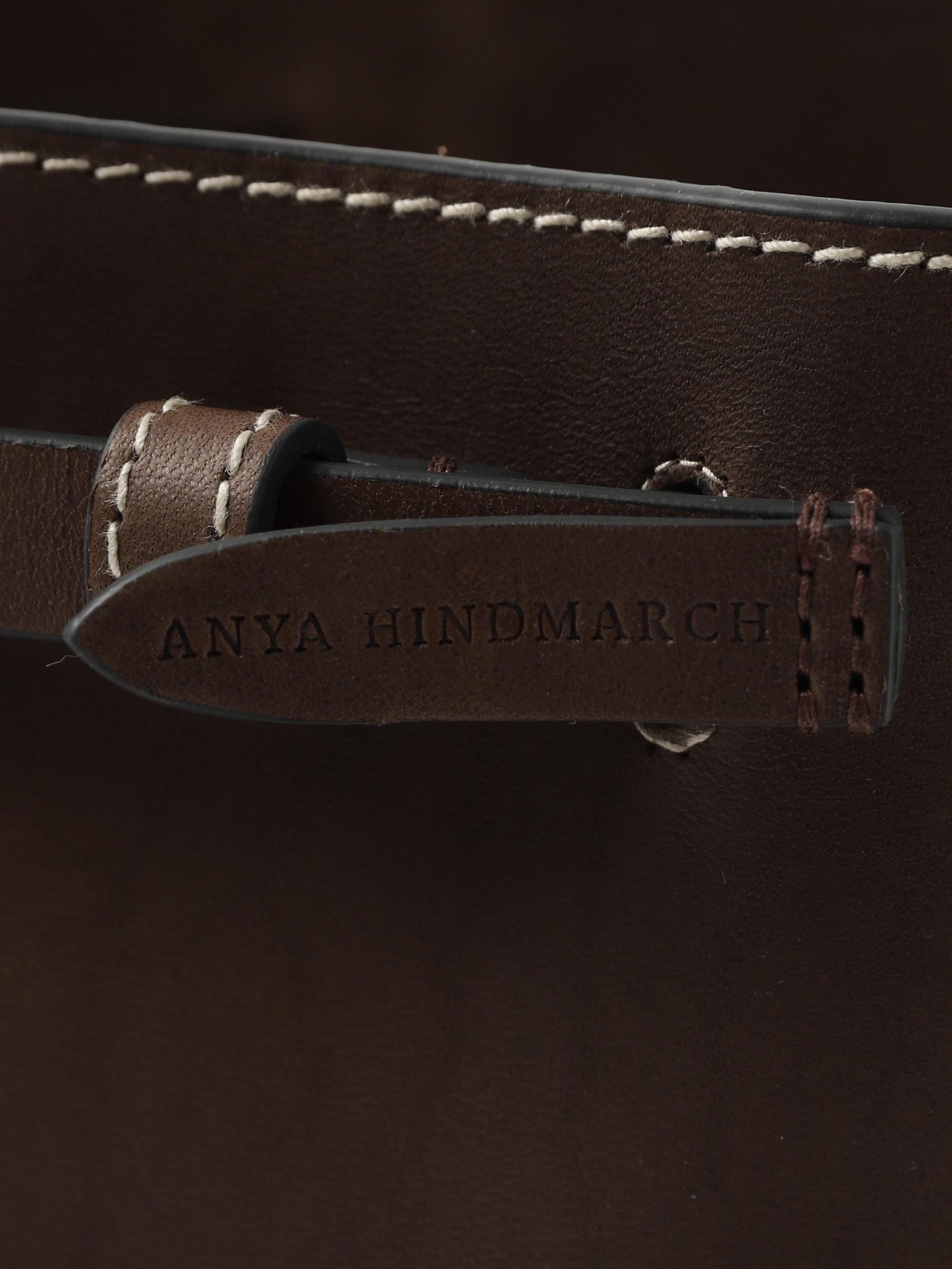 Anya Hindmarch Return to Nature Small Leather Bucket Bag
