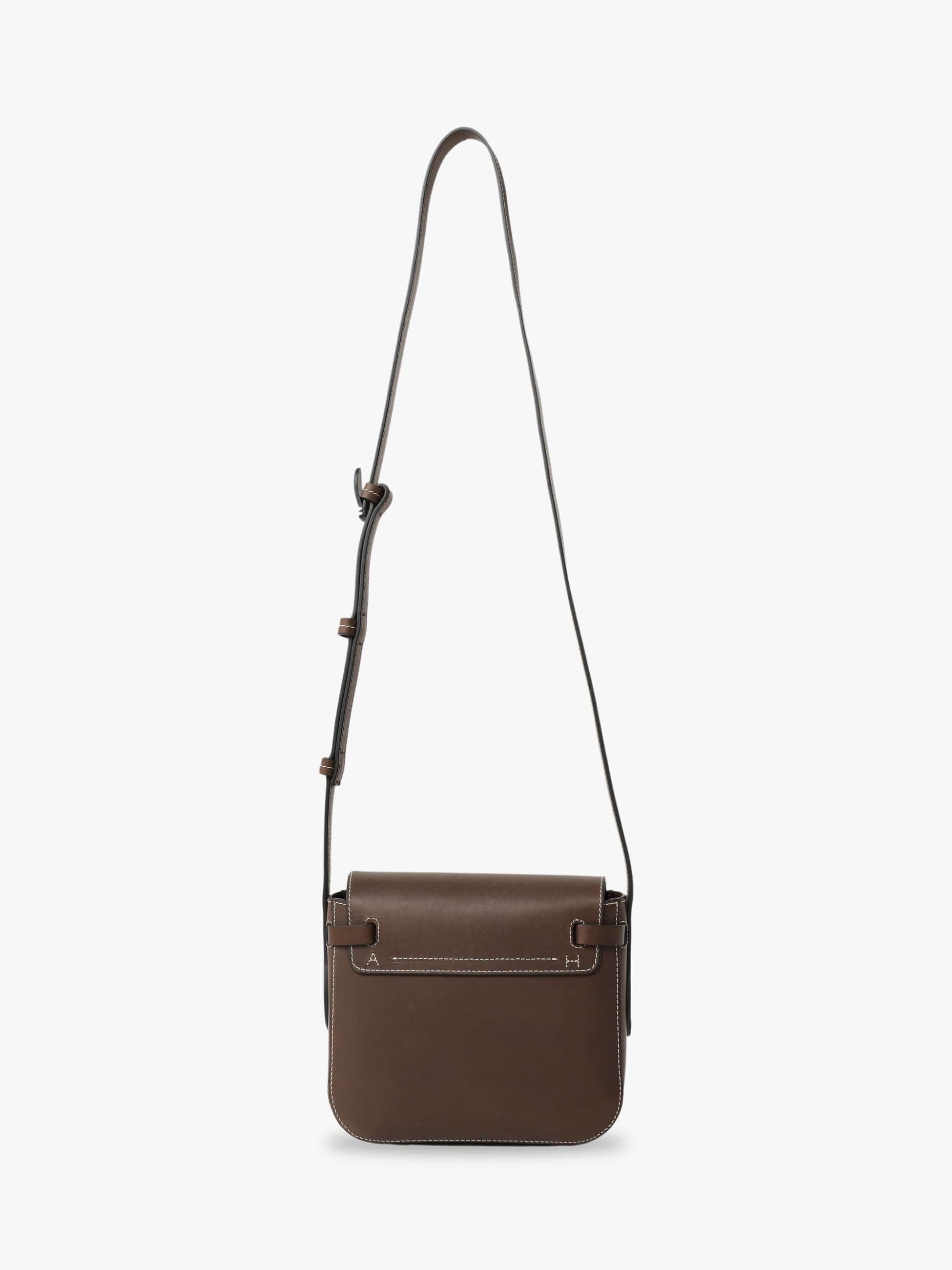 Return to Nature Cross Body Bag (dark brown)｜Anya Hindmarch