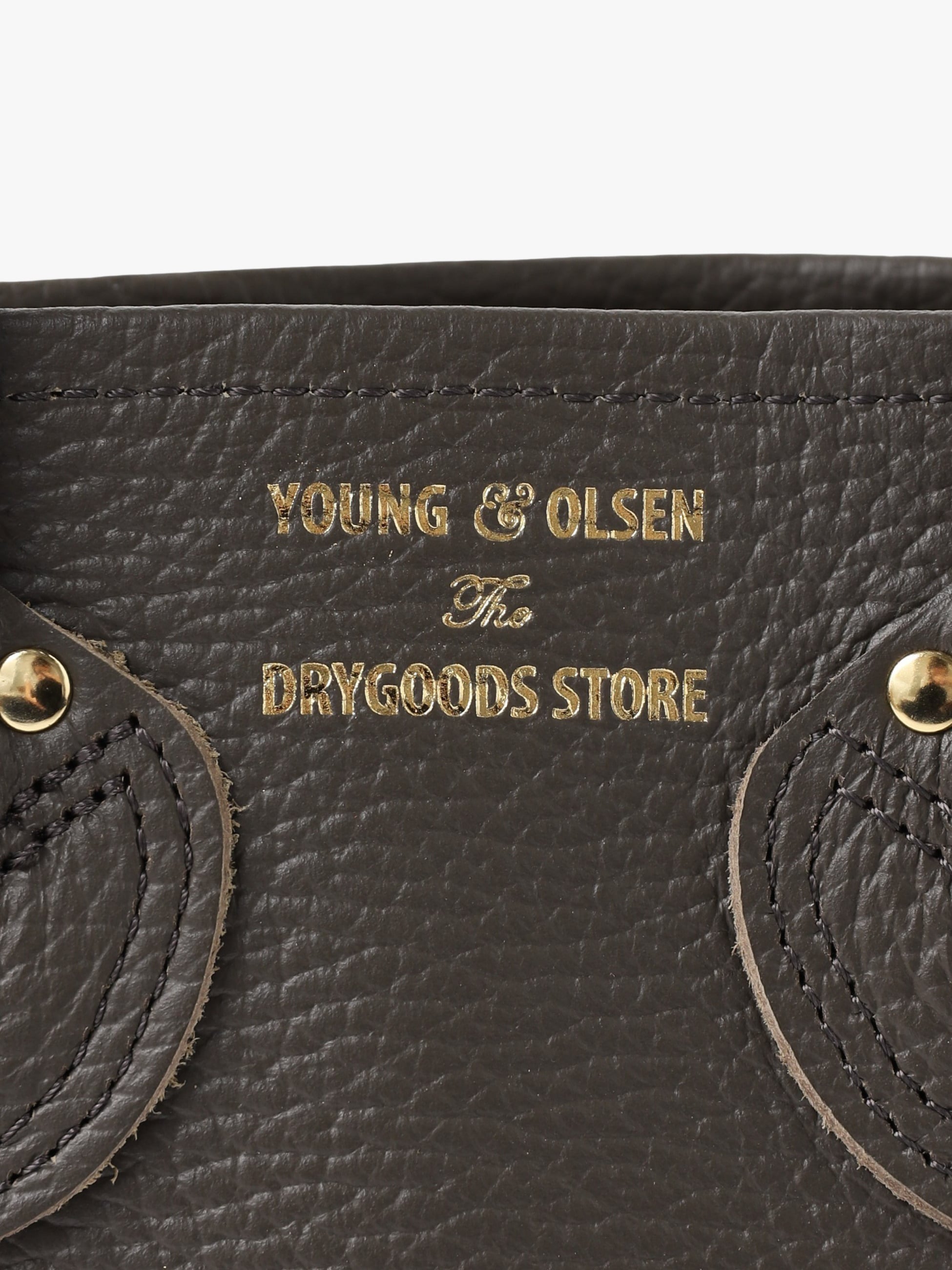 Embossed Leather Tote Bag (XS)｜YOUNG & OLSEN the DRYGOODS STORE