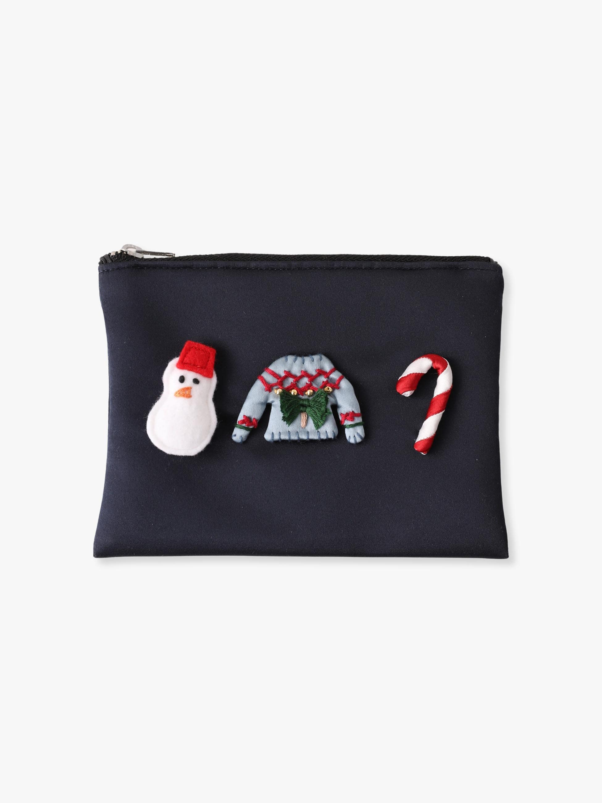 X’mas Motif Flat Pouch｜LUDLOW(ラドロー)｜Ron Herman