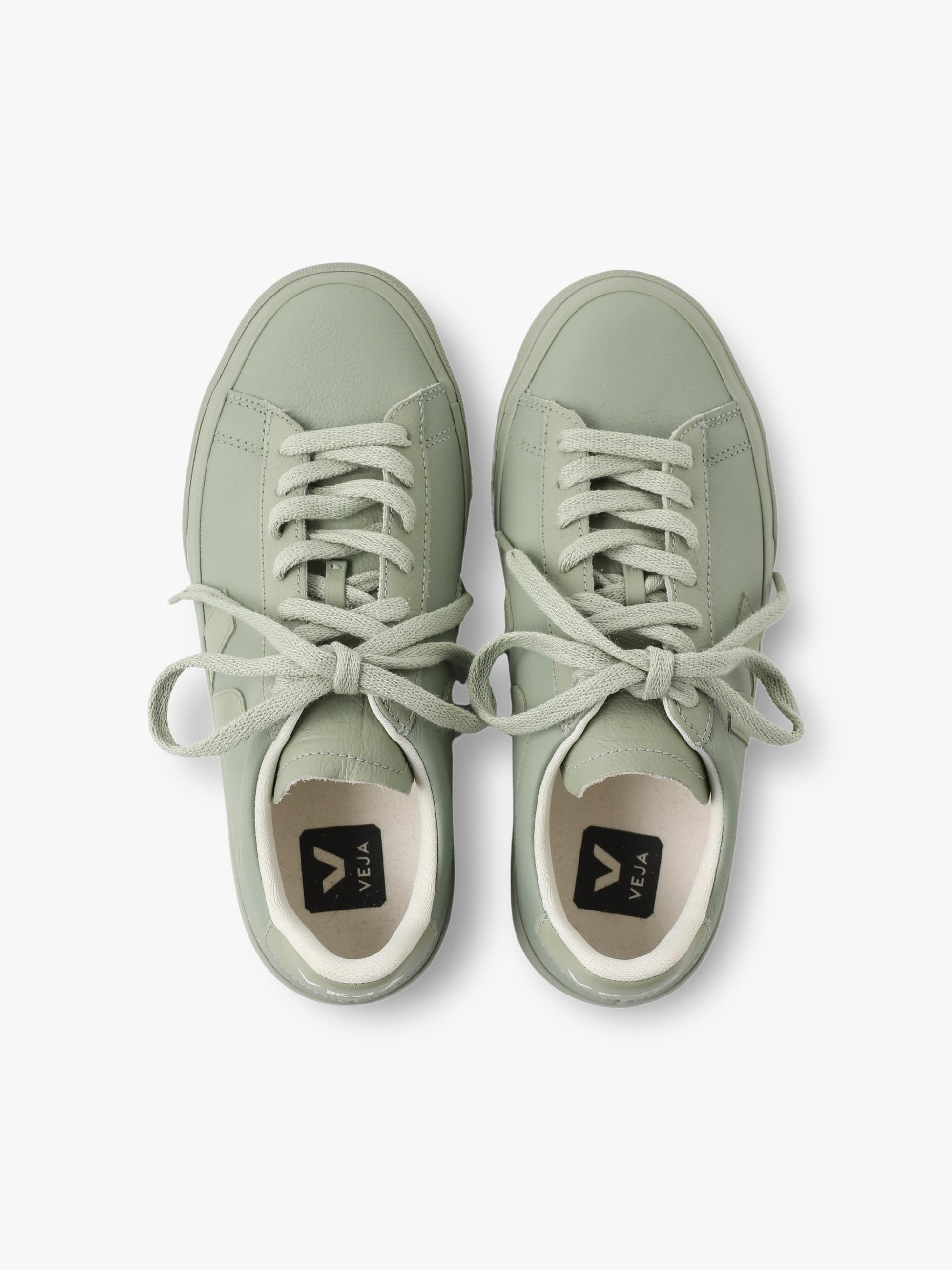 Campo Chromefree Leather Full Clay Sneakers (women) 詳細画像 light green 4
