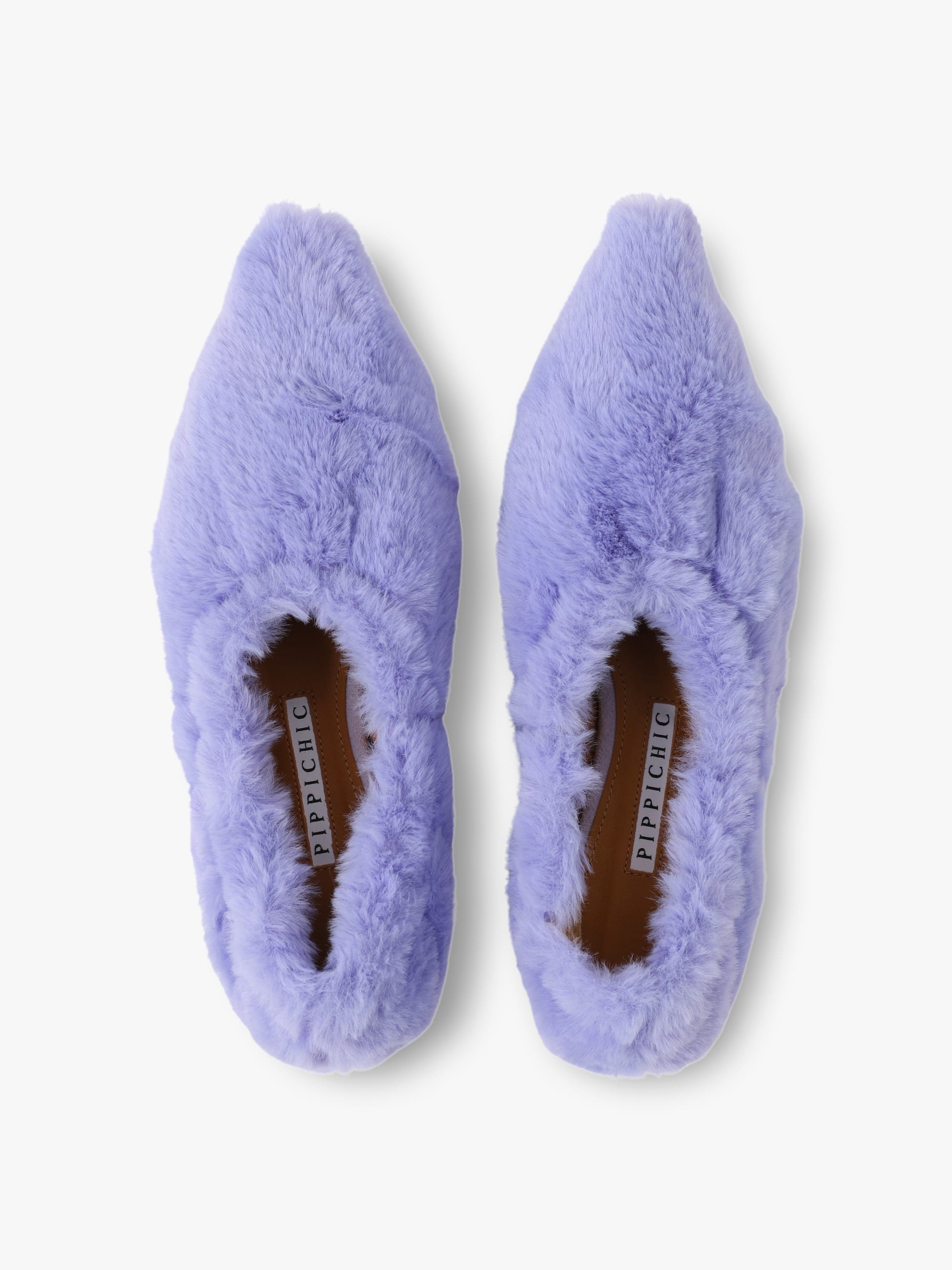 PIPPICHIC ピッピシック Eco fur Ballet shoes-