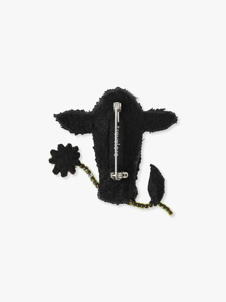 Happy Cow Brooch