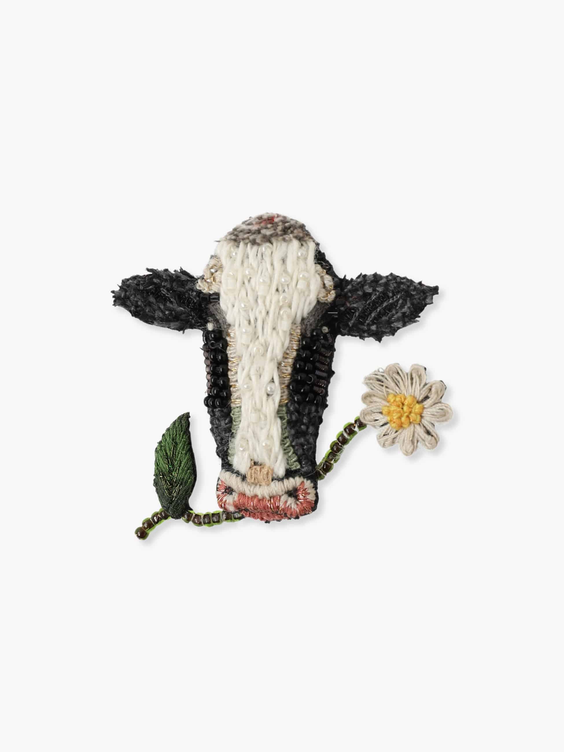 Happy Cow Brooch