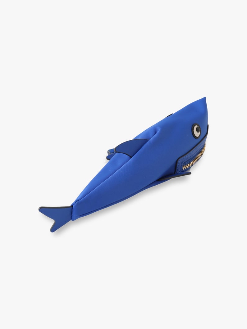 Econyl Shark Pencil Case 詳細画像 blue 1