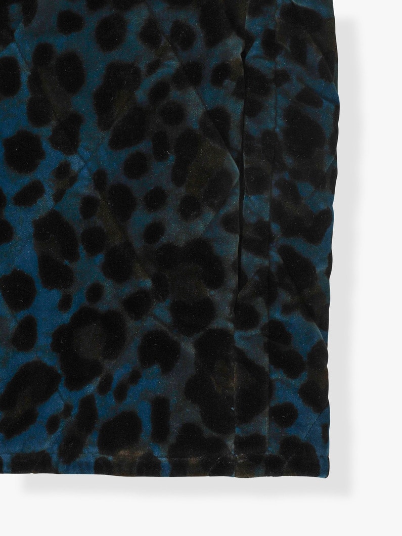 Leopard Quilted Jacket 詳細画像 dark blue 5