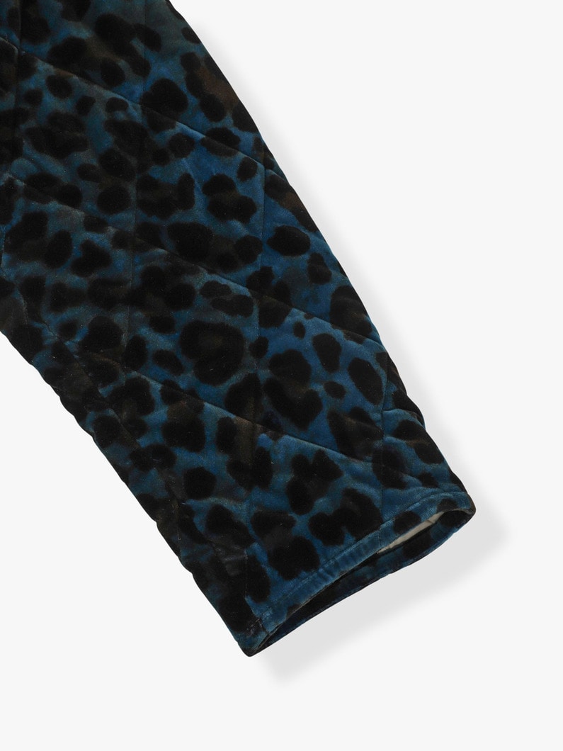 Leopard Quilted Jacket 詳細画像 dark blue 6