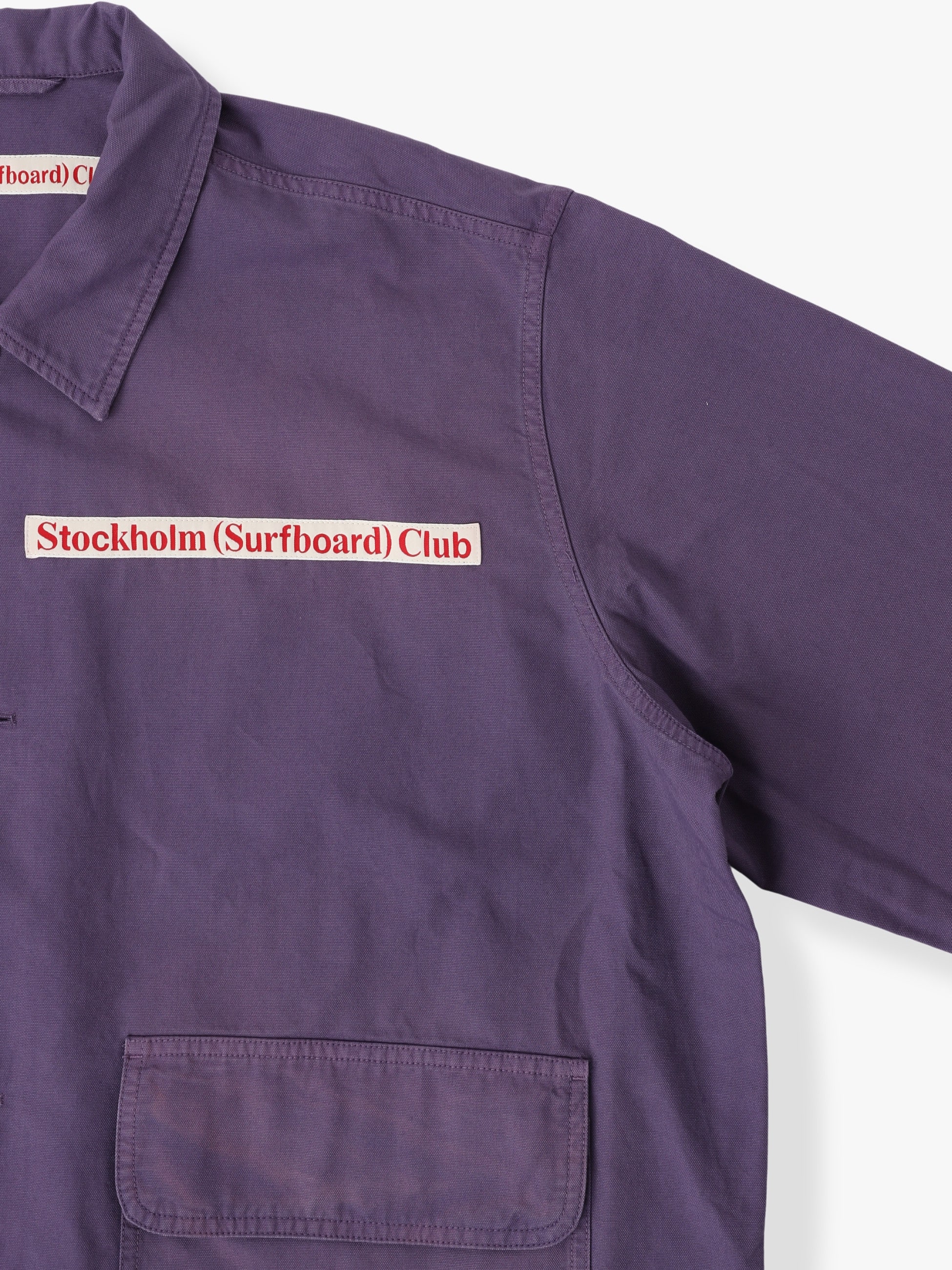 Coach Jacket（purple / black）｜Stockholm Surfboard Club