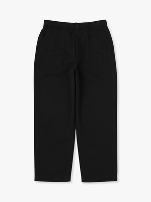 Organic Twill Cotton Pants 詳細画像 black