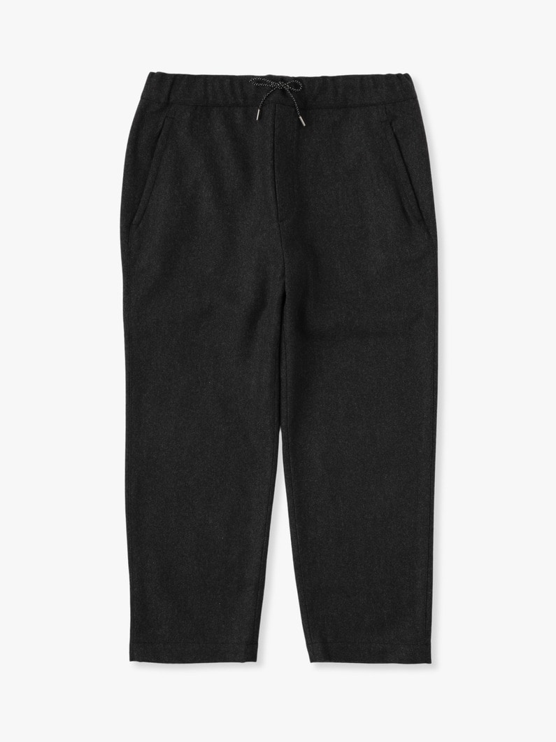 Wool Cropped Drawcord Pants 詳細画像 dark gray 3