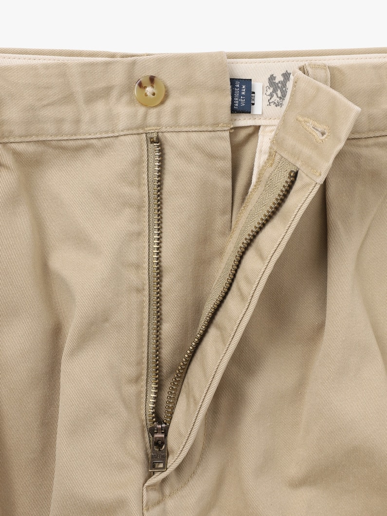 Whitman Chino Pleated Pants 詳細画像 beige 2