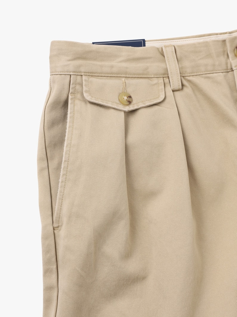 Whitman Chino Pleated Pants 詳細画像 beige 3