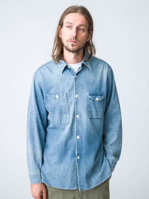 Engineer Denim Shirt 詳細画像 blue