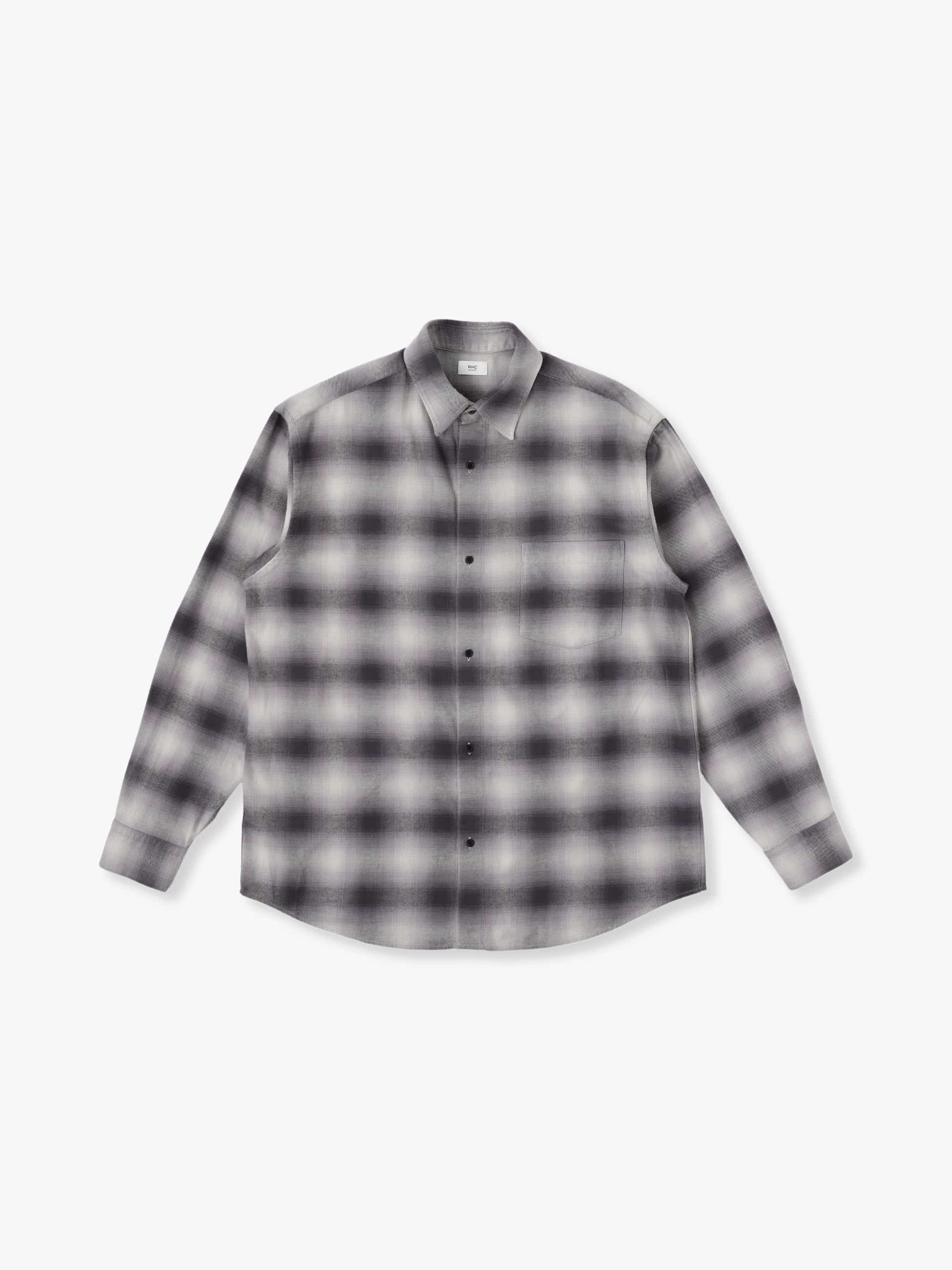 RHC Ombre Work Shirts オンブレワークシャツ チェック ネル-